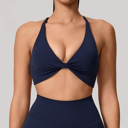 Hearuisavy Cross-Back Push-Up Bra