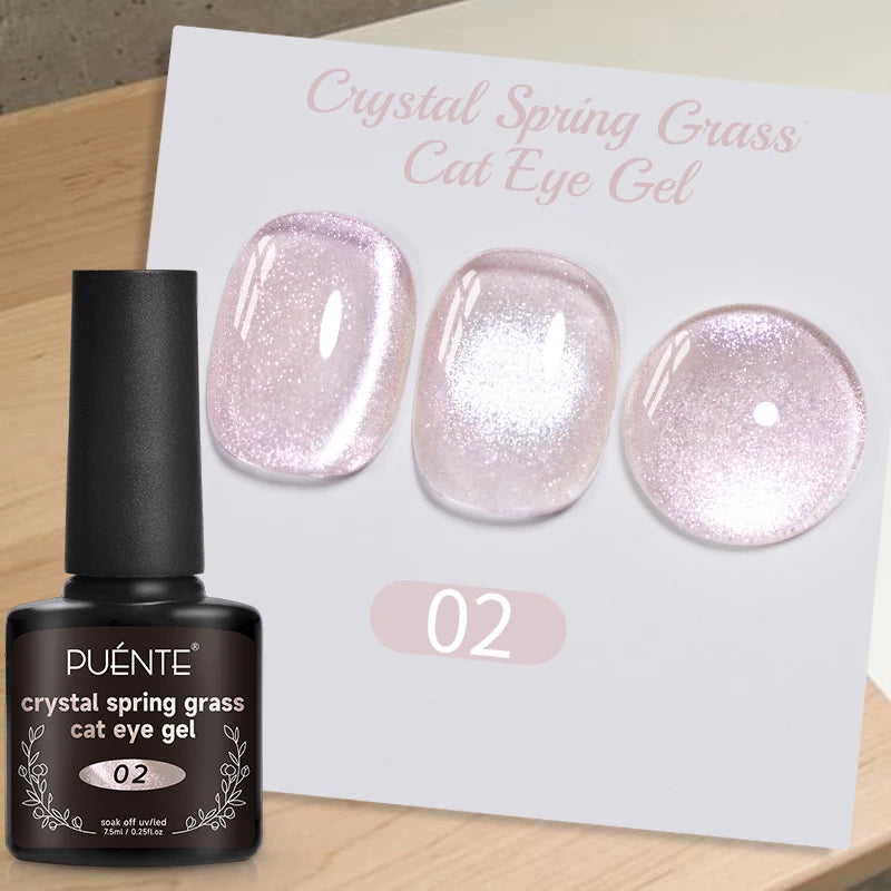 Wine Red Cat Eye Gel Polish