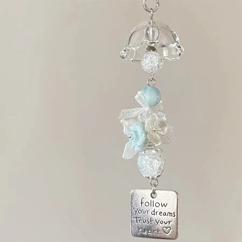 Cute Wind Chime Pendant Keyring