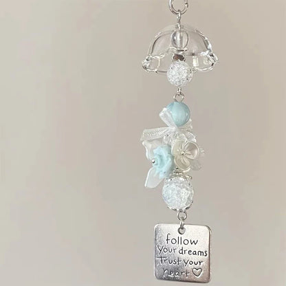Cute Wind Chime Pendant Keyring