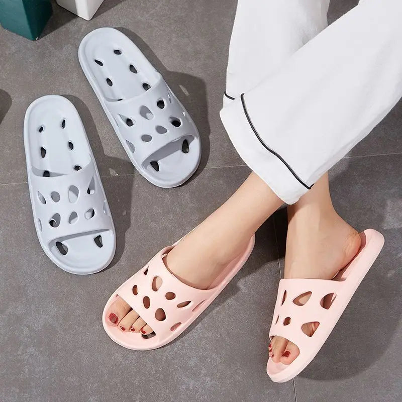 Bathroom House Cheese Flip Flops