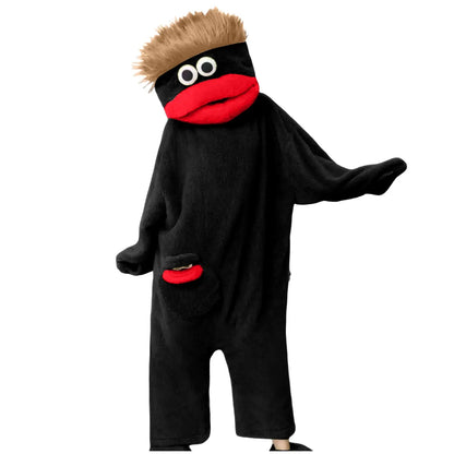 Plush Hooded Loungewear Romper