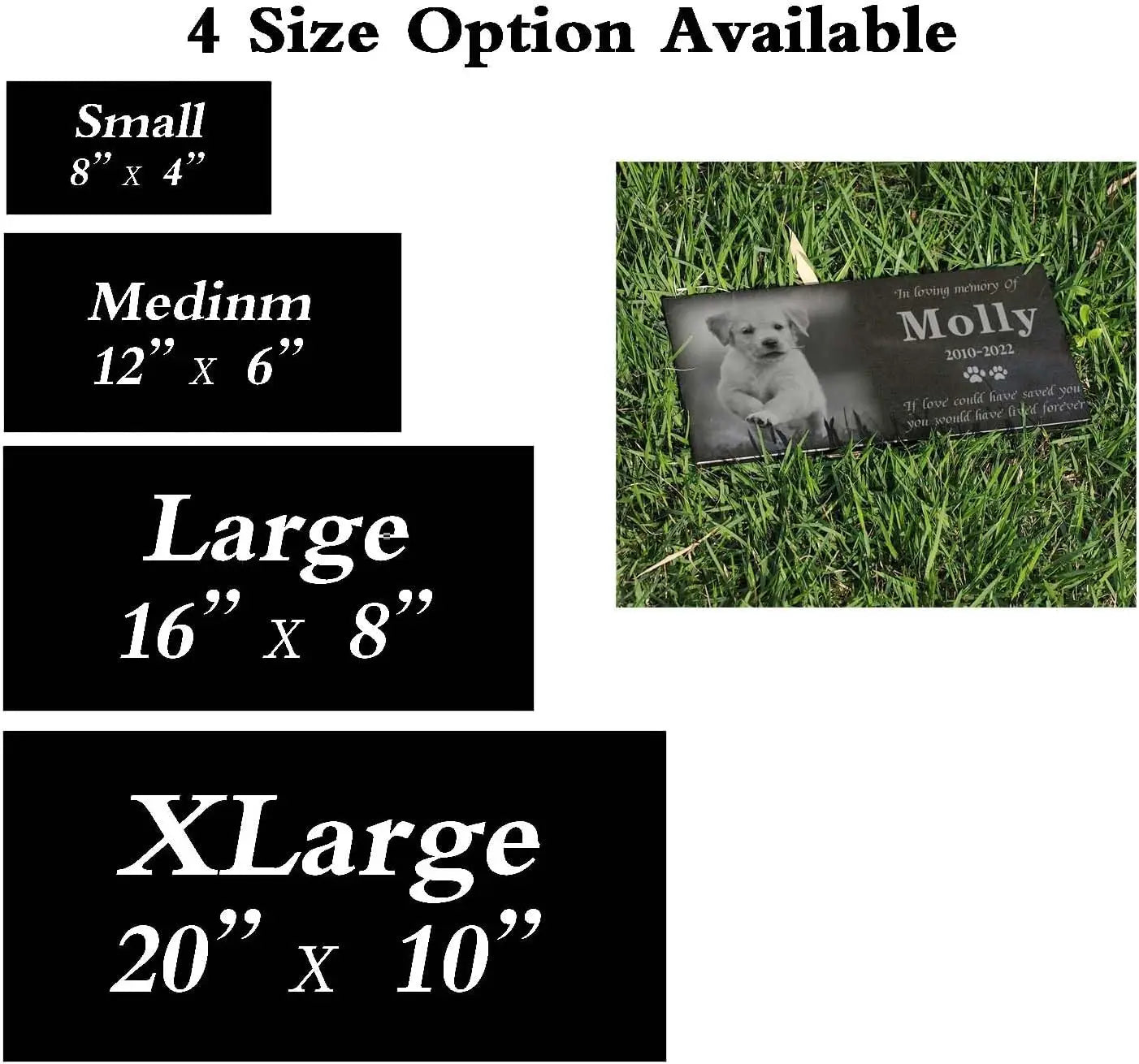 Personalized Pet Memorial Stone