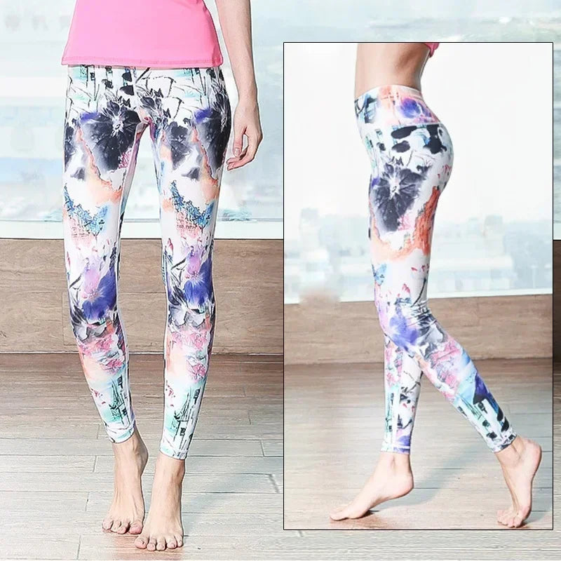 Cloud Hide Floral Push-Up Leggings
