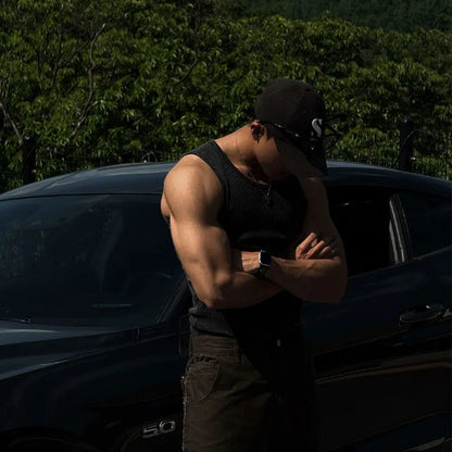 Ribbed Breathable Quick-Dry Tank Top