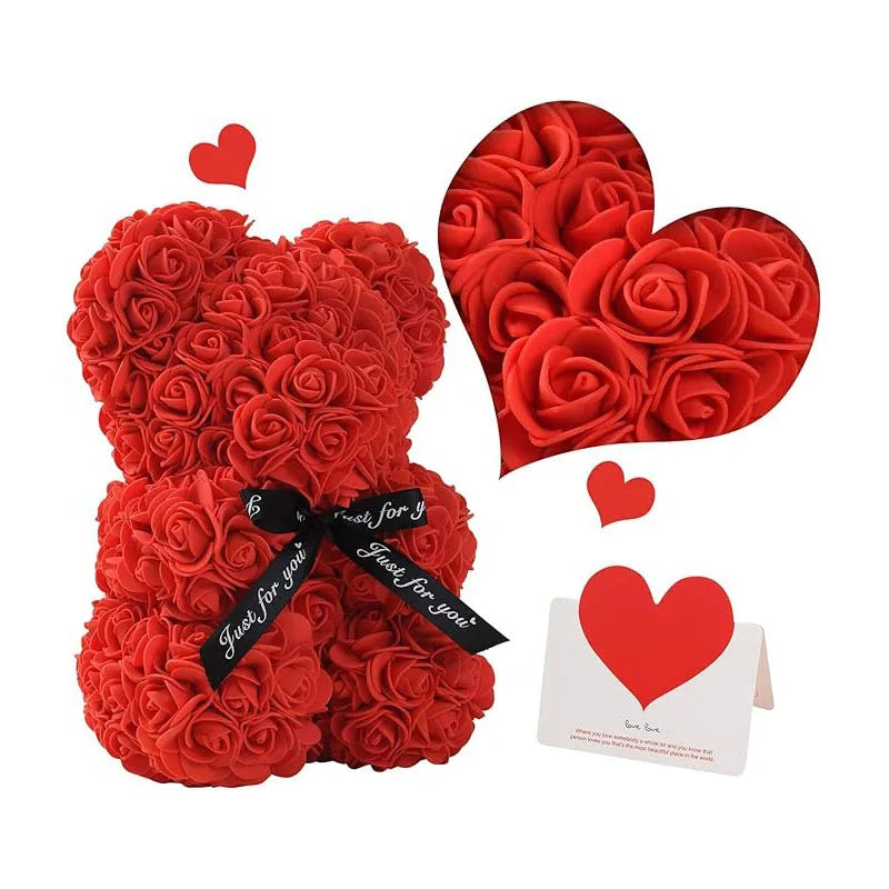 Eternal Rose Teddy Bear