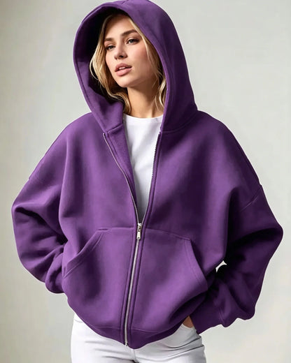 Full-Zip Pocket Hoodie