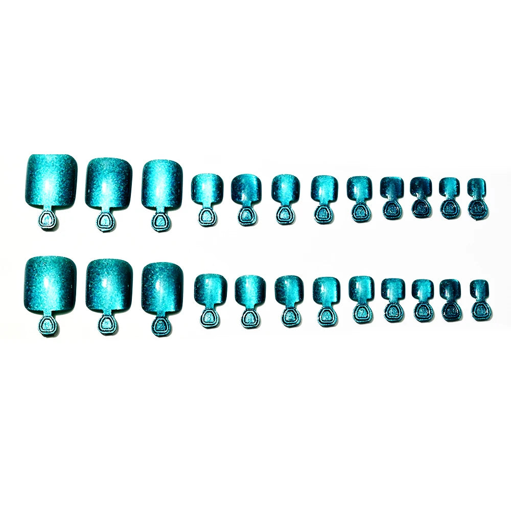 Diamond Toe Press-On Nails