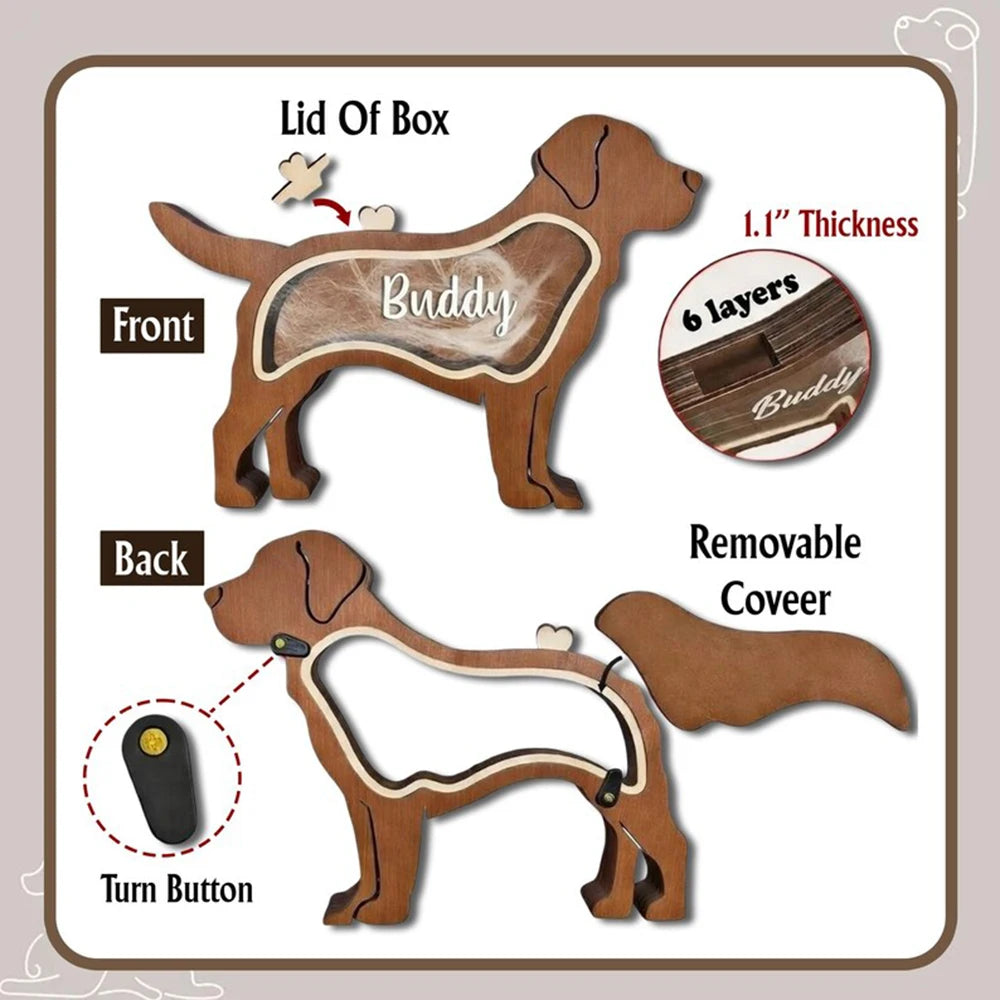 Custom Pet Hair Memorial Box