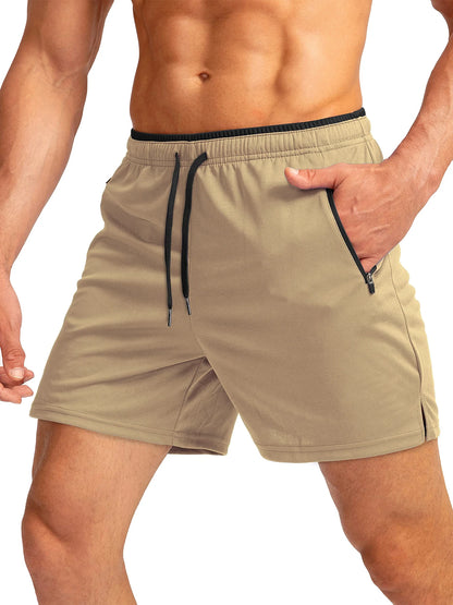 5-Inch Zippered Pocket Running Shorts