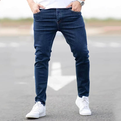 Stretch Jeans Street Casual Slim Trouser