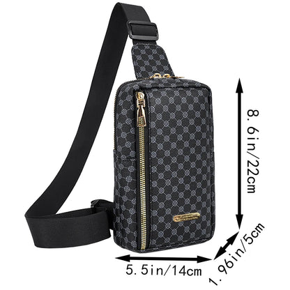 Multi-Zip Chest Bag