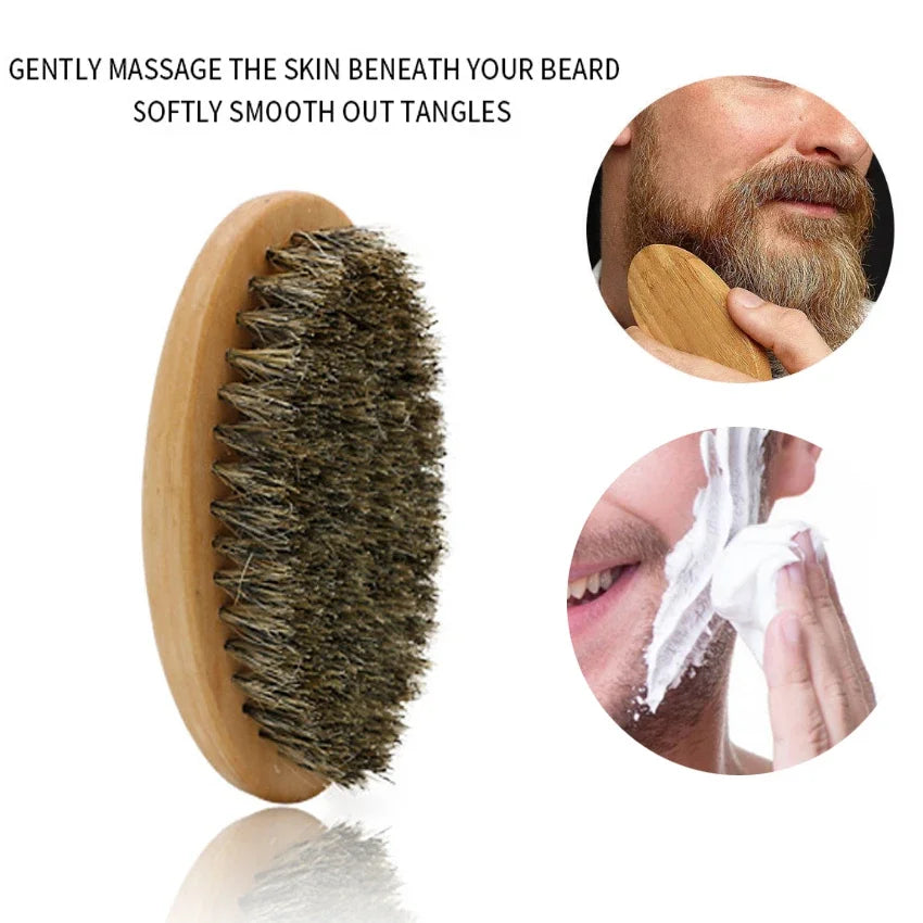 Beard Brush Comb Set
