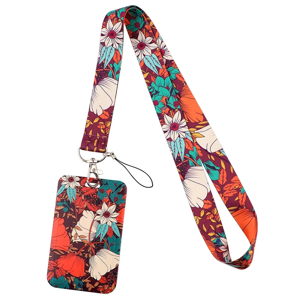 Sakura Cherry Blossoms Flower lanyard