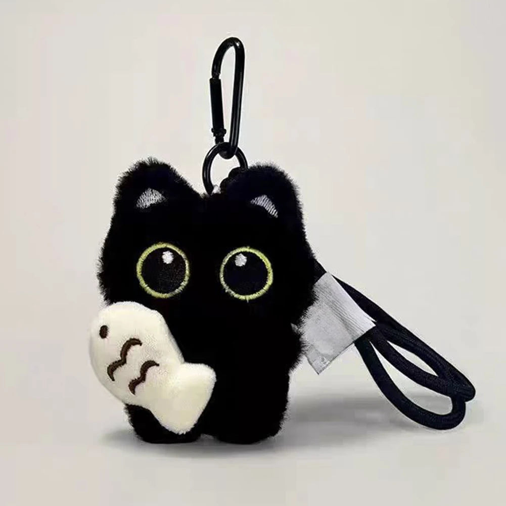 Kawaii Plush Black Cat Doll