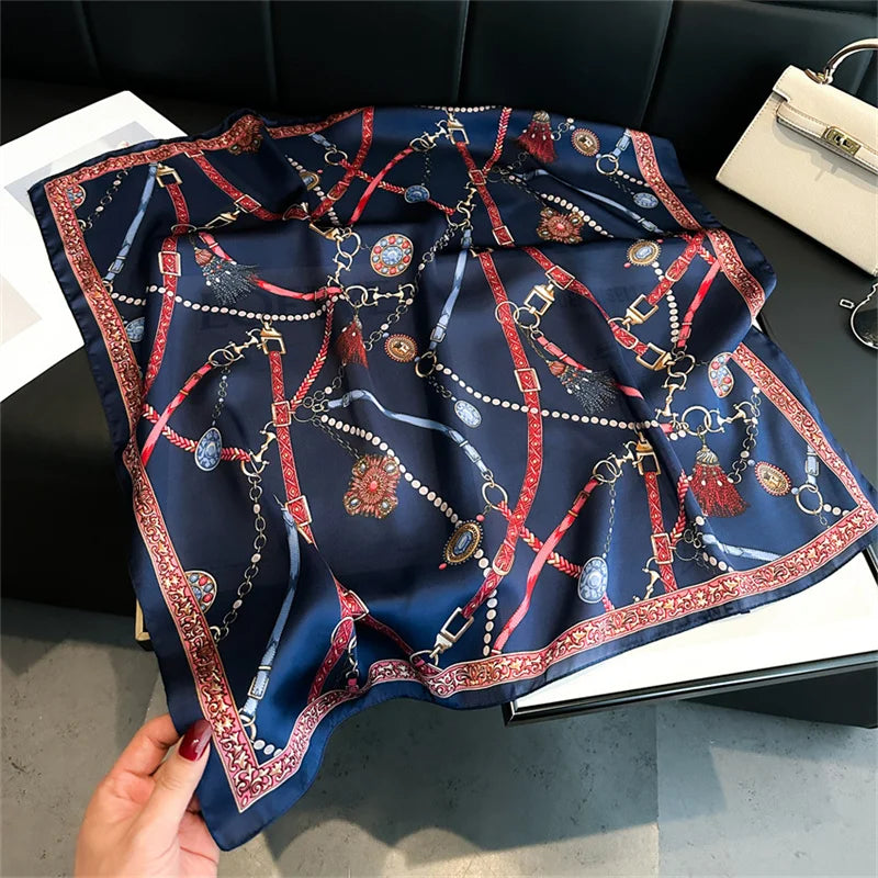 Printing Silk Square Kerchief Headbands