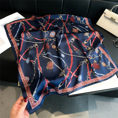 Printing Silk Square Kerchief Headbands