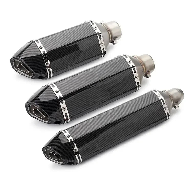 Universal 51mm Escape Moto Exhaust Muffler Tube