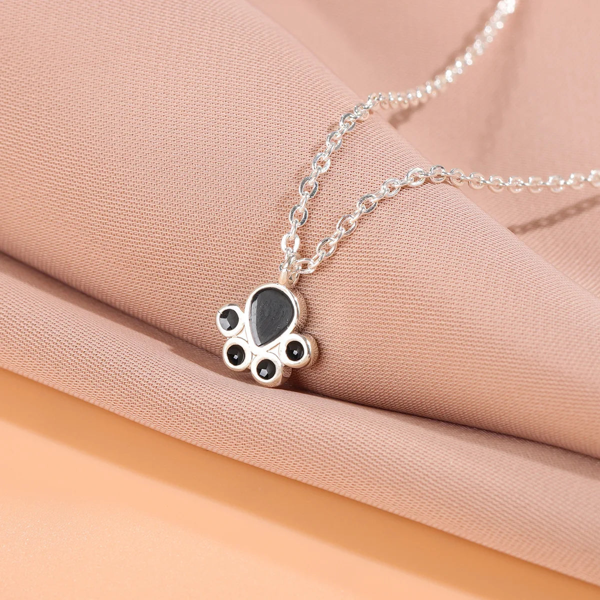 Animal Pendant Silver Necklace