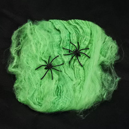 Stretchy Spider Web Decoration