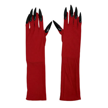 Elbow-Length Costume Claw Gloves