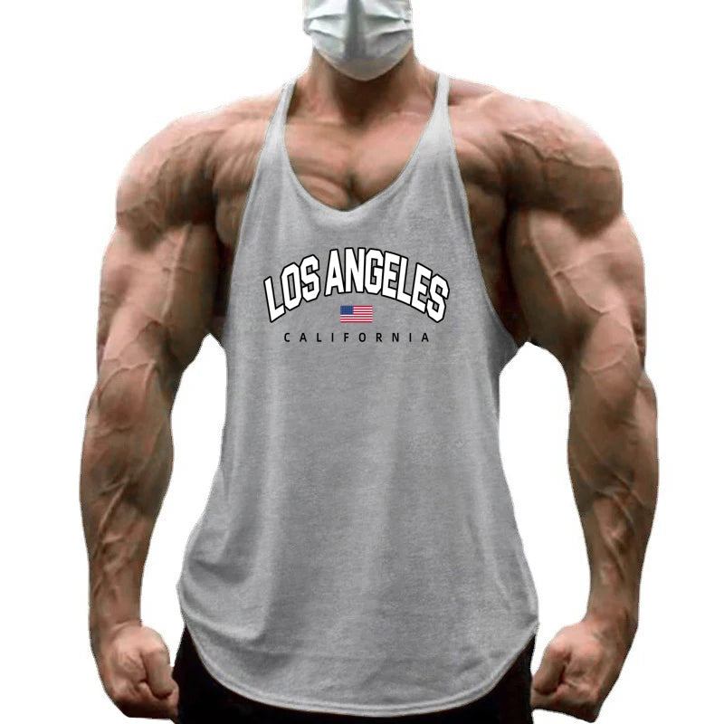 Y-Back Gym Tank Top Cotton