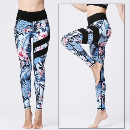 Cloud Hide Floral Push-Up Leggings