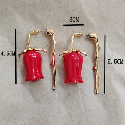 Plant Crystal Studs