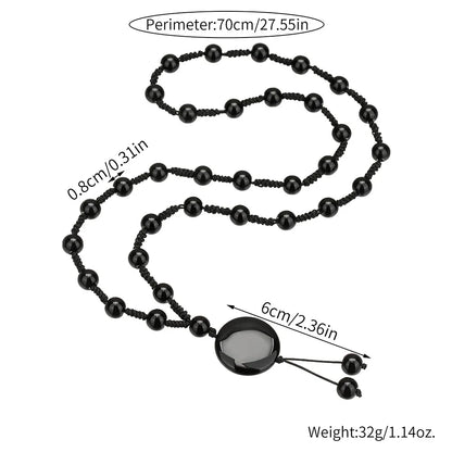 Stone Ethnic Geometric Beaded Necklace Anniversary