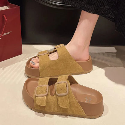 Retro Buckle Platforms