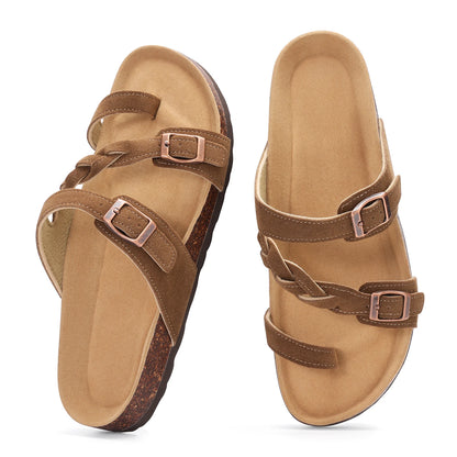 Smile Leather & Suede Clogs