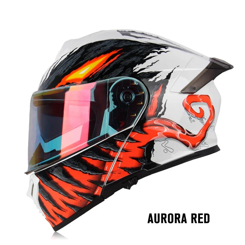 Uchoose Flip-Up Full-Face Helmet