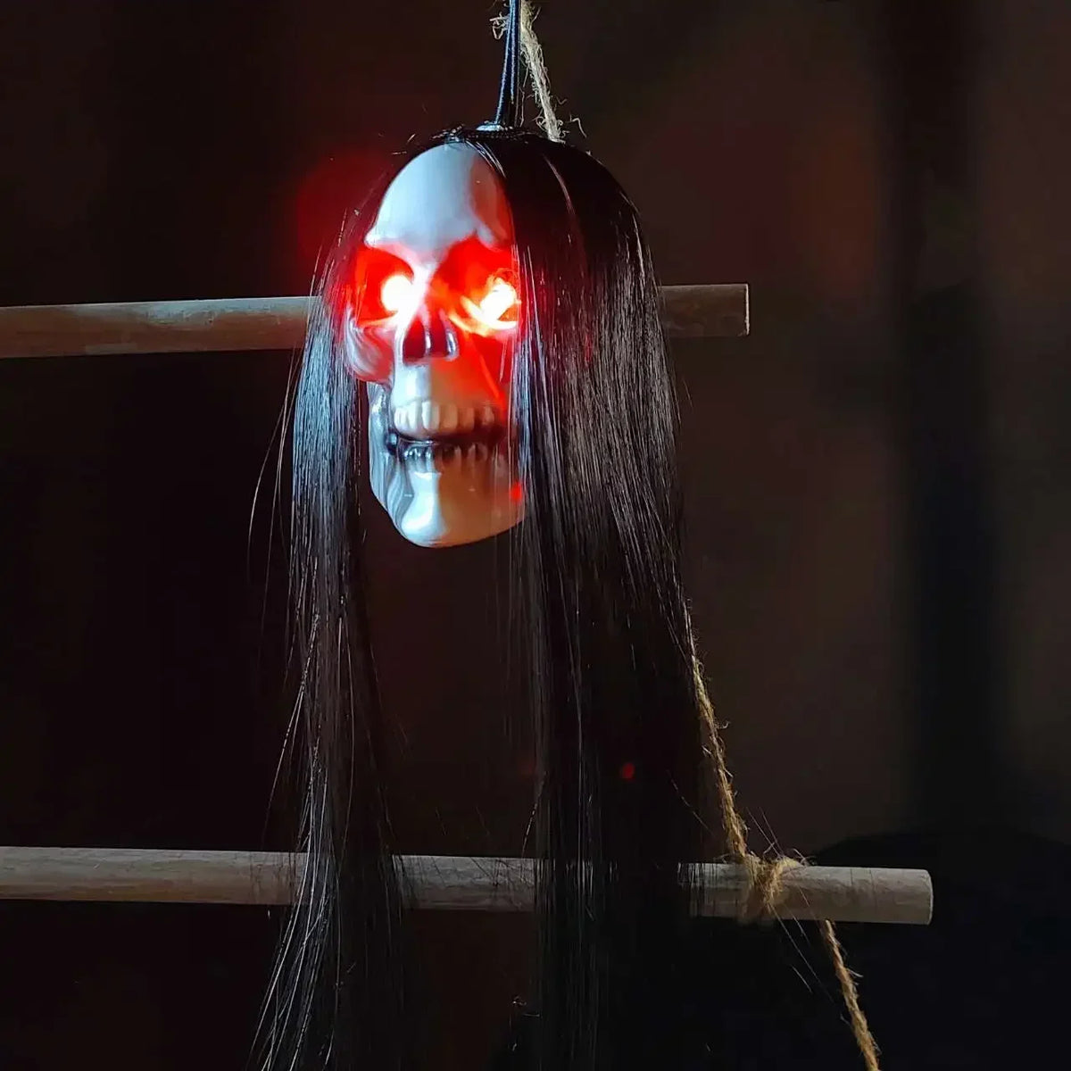 Hanging Ghost Skull Decoration