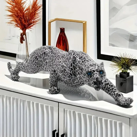 Cheetah Resin Statue