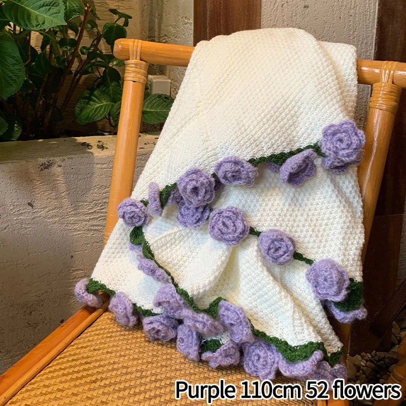 Crochet Flower Blanket