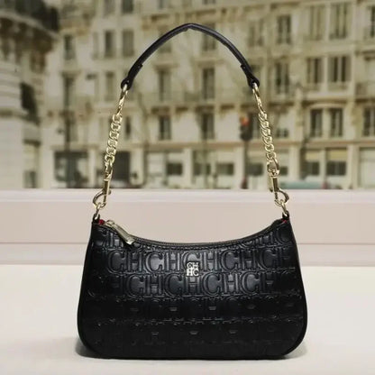 Moon-Shaped PU Crossbody Bag