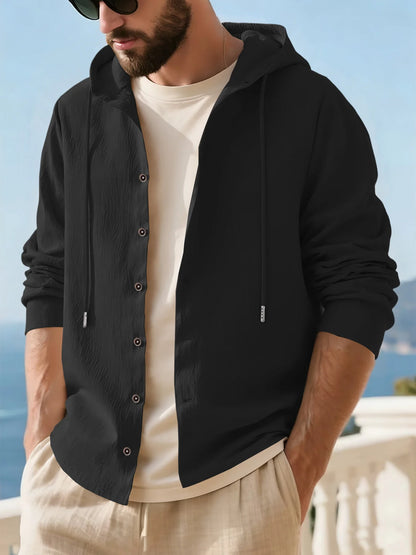 Collarless Pullover Shirt