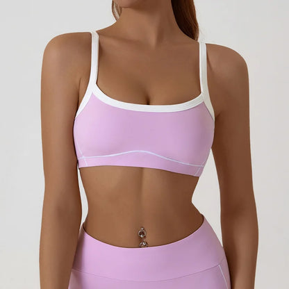 Yoga Sports Bra Color Clashing