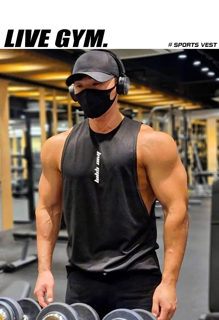 Summer Gym Vest Bodybuilding Sleeveless