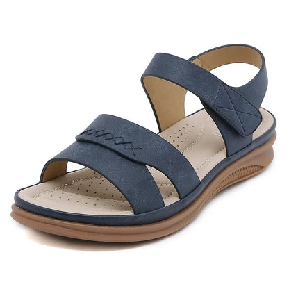 Buckle Wedge Sandals