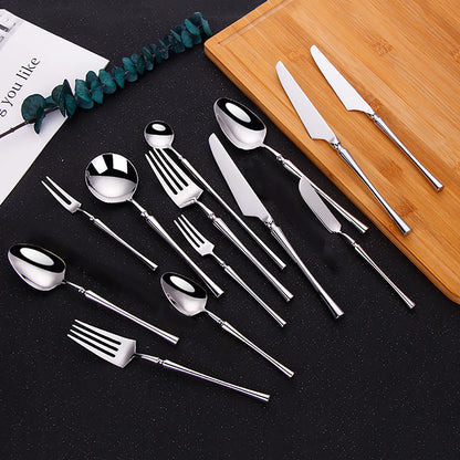 Metal Solid Color Spoon Set