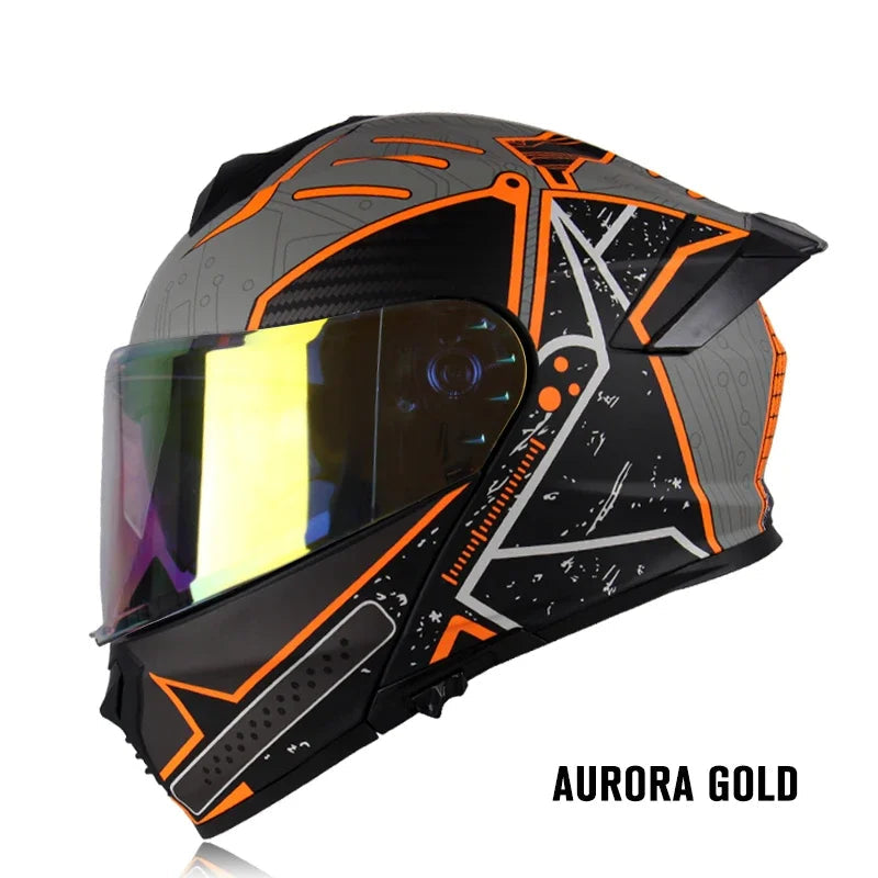 Uchoose Flip-Up Full-Face Helmet