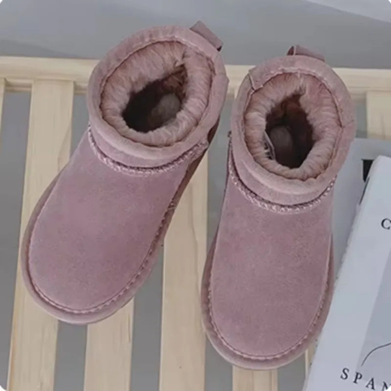Plush-Lined Ankle Boots