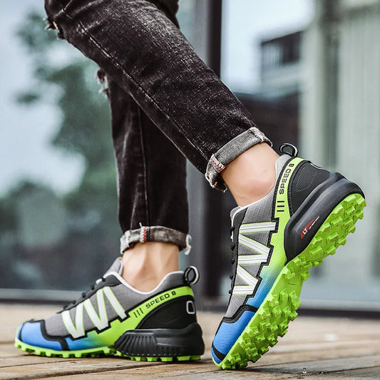 Waterproof Lace-Up Trekking Sneakers