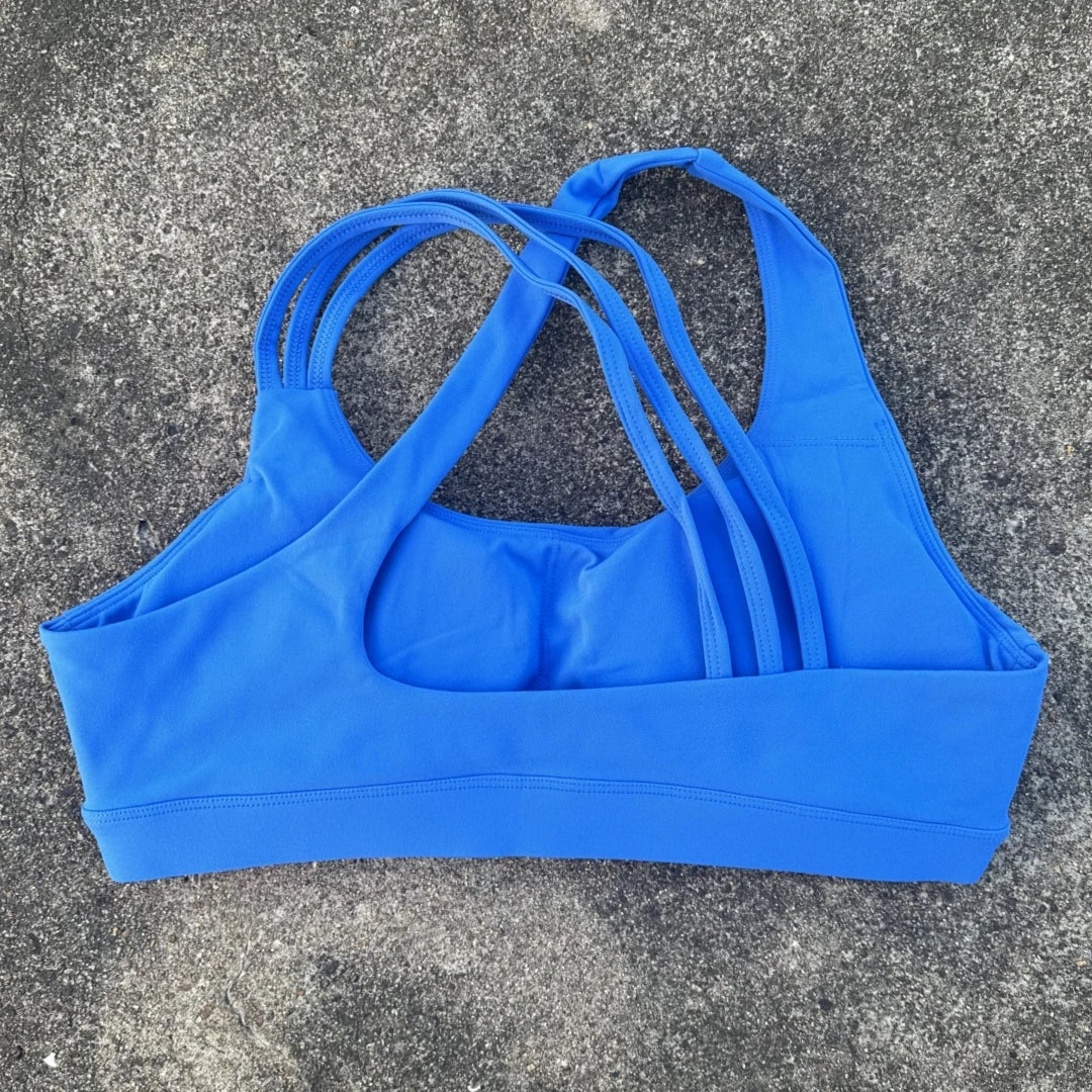 Solid Color Cross Back Fitness
