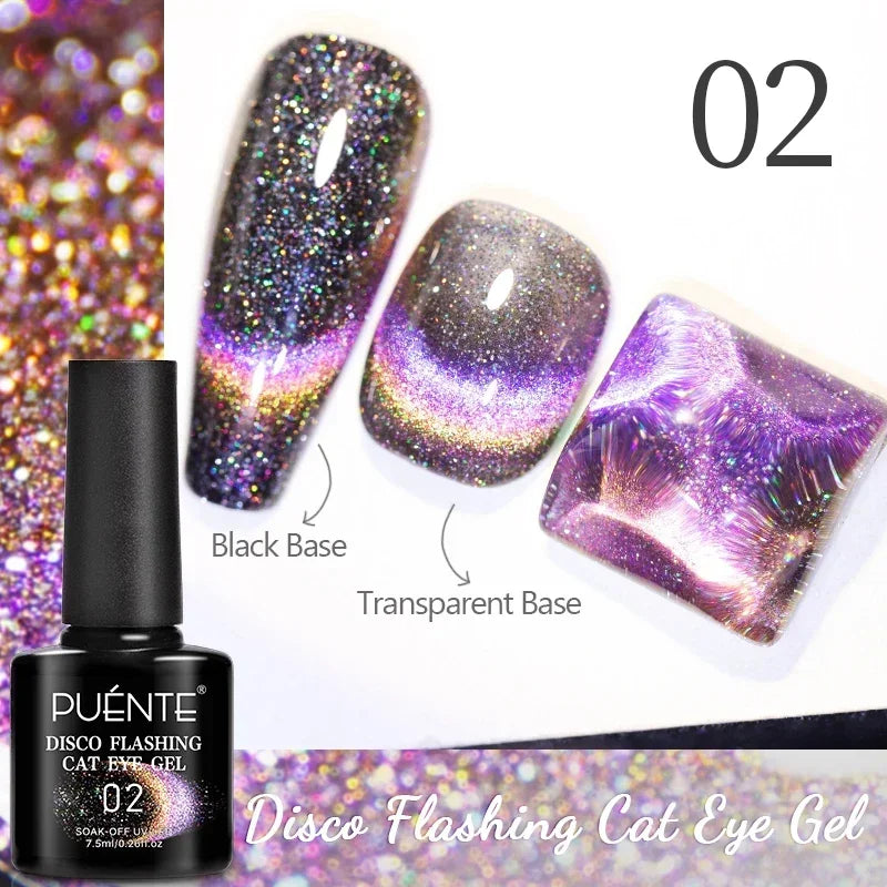 Wine Red Cat Eye Gel Polish