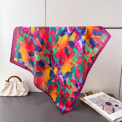 70cm Square Silk Satin Scarf