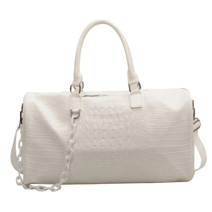 PU Leather Boston Bag