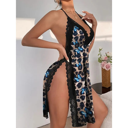 Sexy Leopard Nightgown