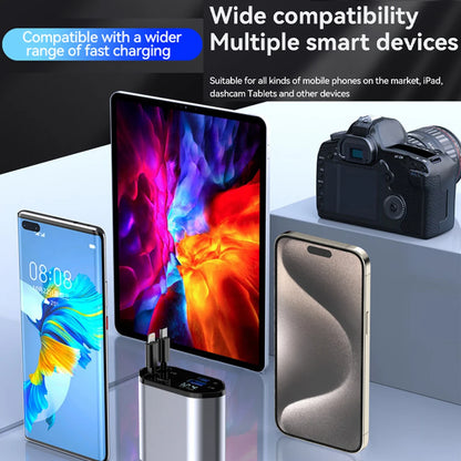 4 in 1 Retractable Car Charger